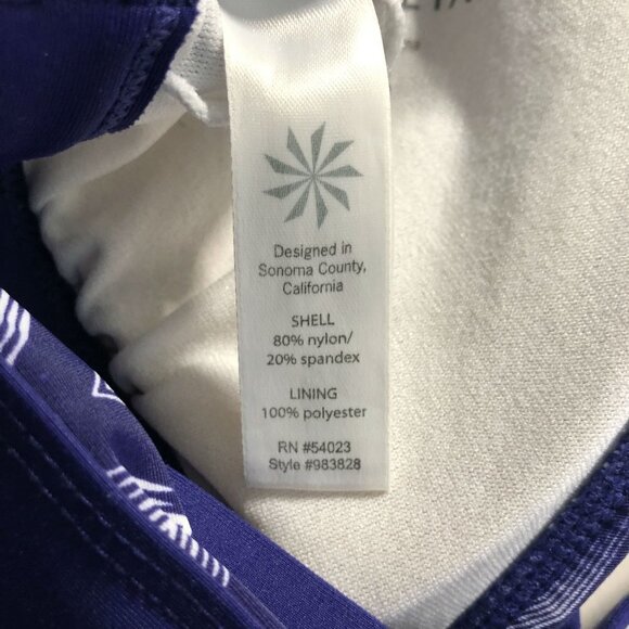 Athleta Belize Bikini Top Multicolored Swim XS - Picture 6 of 8